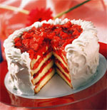 Cranberry Layer Cake Chantilly